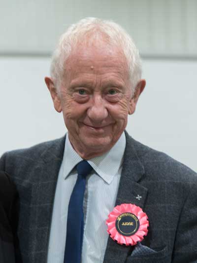 Photograph of the show judge, Mr. Tom H. Johnston (Feldkirk)