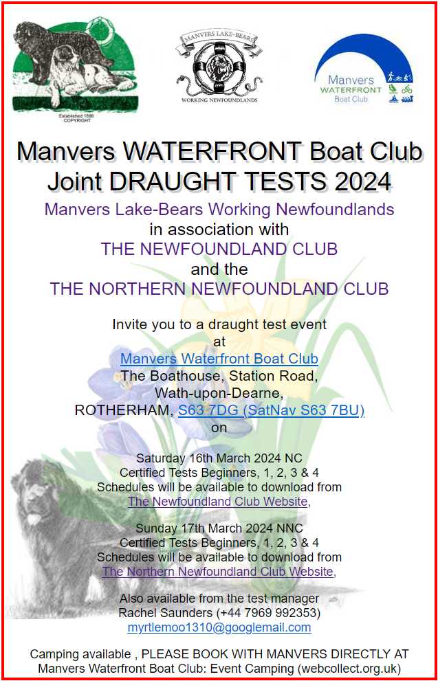 Draught Tests flyer