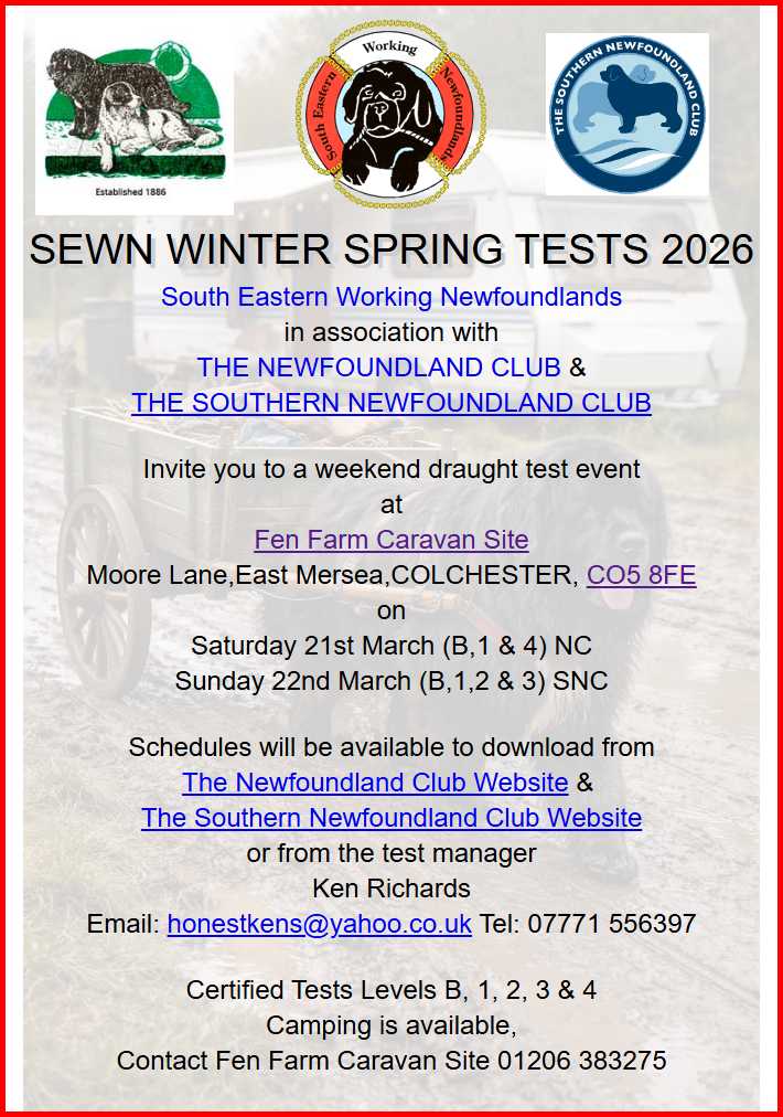 Flyer for Fen Farm Draught Tests