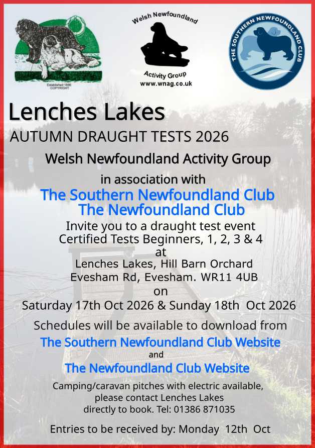 Flyer for Draught Tests